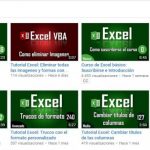 CURSOS DE EXCEL EN YOUTUBE