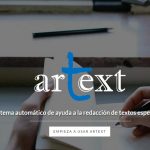 ARTEXT – editor de texto para comunicarte con administración publica