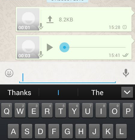 WHATSAPP – NOTA DE VOZ A TEXTO