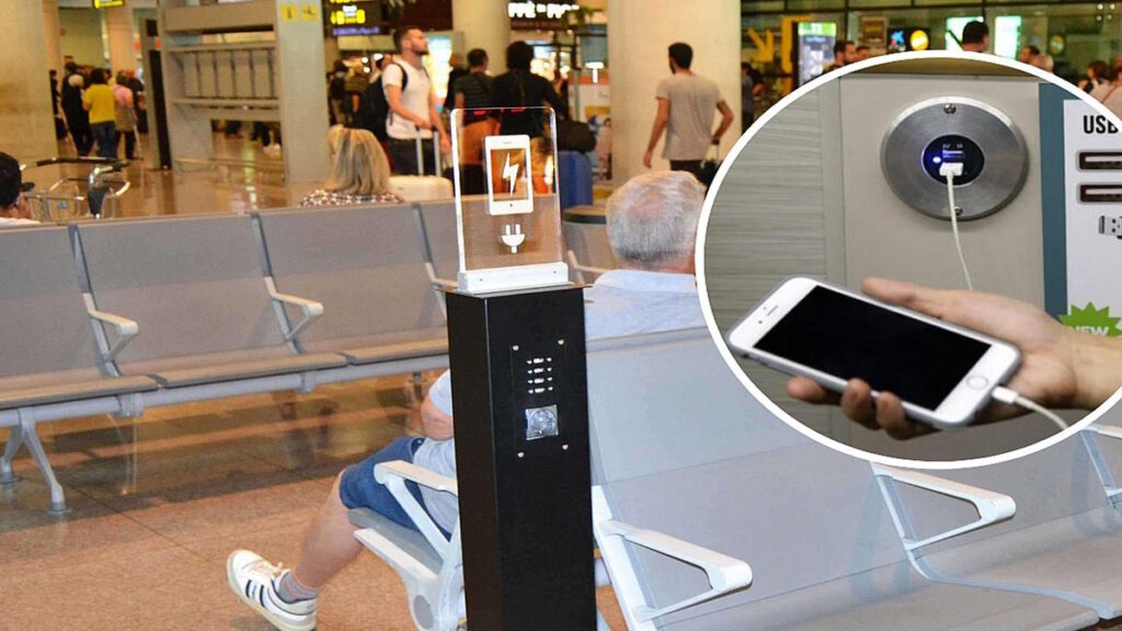 CUIDADO CON LOS CARGADORES USB Y WIFIS PUBLICAS