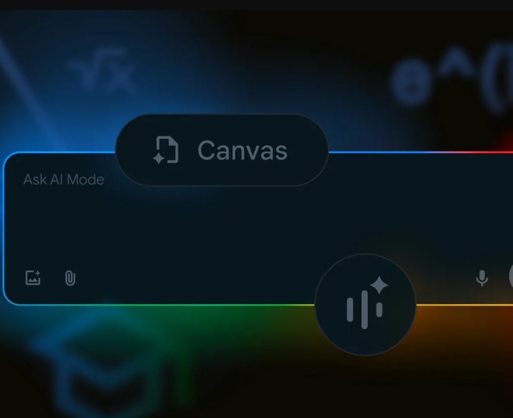 CANVAS EN IA MODE GOOGLE
