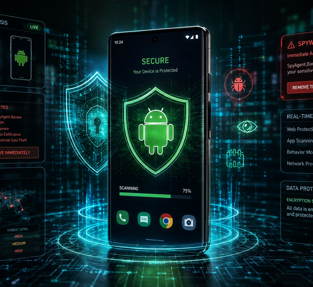 ANDROID CONTRA SPYWARE