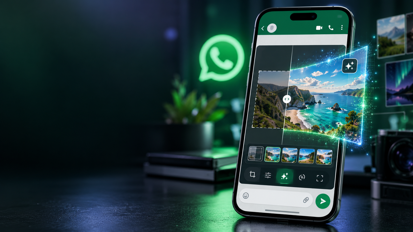 EDITOR DE IMAGENES EN WHATSAPP CON IA